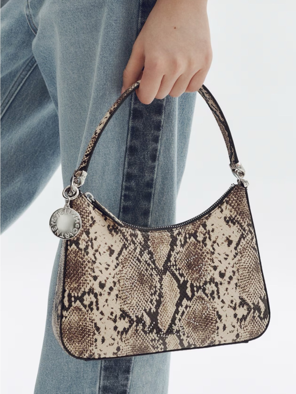 Stella McCartney Snakeskin-Print Handbag x HM - Picture 2 of 5